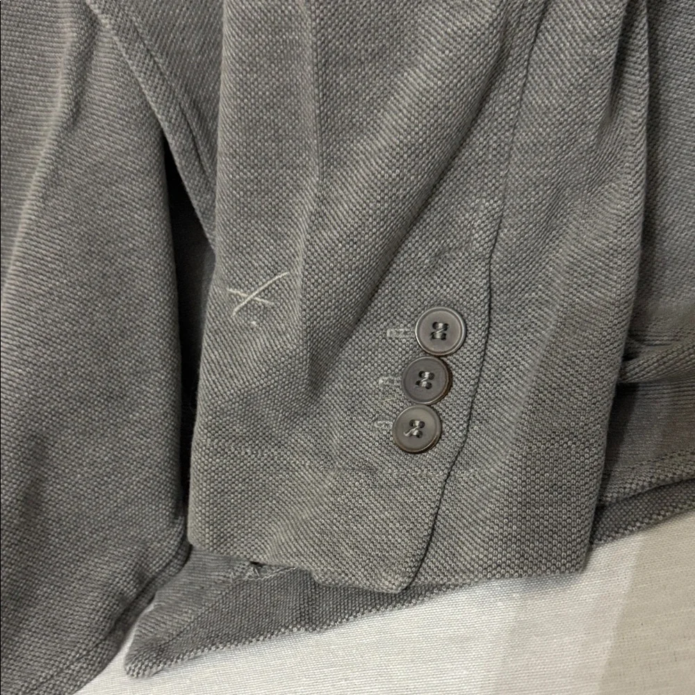 Men's Gray Lightweight Shirt Jacket - Picture 5 of 8